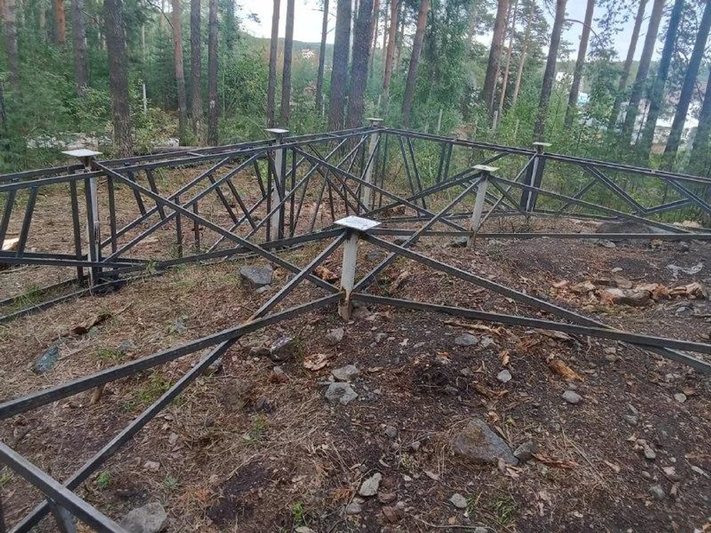 Обвязка свай или дровяник